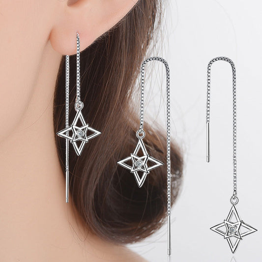 Сережки протяжки Зірки – фото 2